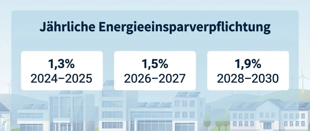 Jährliche Energieeinsparverpflichtung